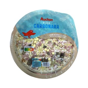 Imagen de AUCHAN Pizza carbonara cocida en horno de piedra 400 g. Producto Alcampo