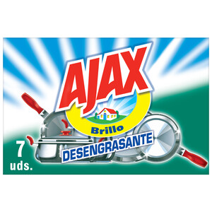 AJAX Estropajo jabonoso AJAX 7 uds.