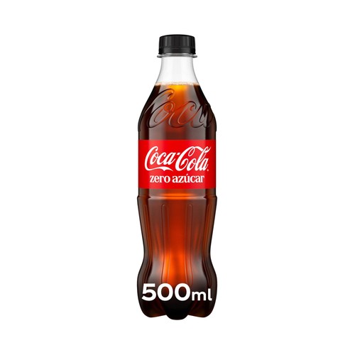 COCA COLA Zero azúcar Refresco de cola botella 50 cl.