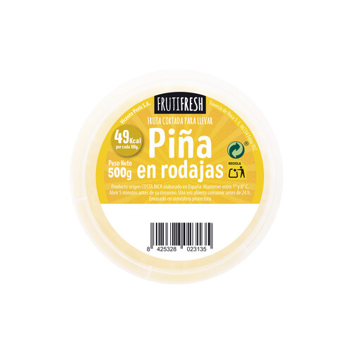 Piña en rodajas FRITIFRESH 500 g.