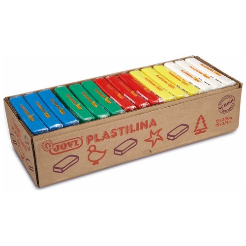 Taco de plastilina de 350 g de colores básicos JOVI.