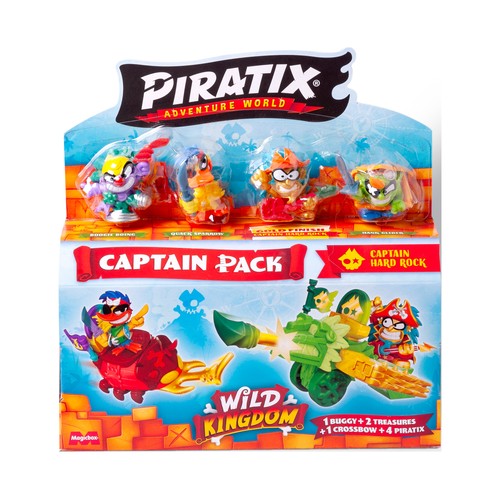 Piratix Wild Kingdom Captain Pack, modelos surtidos MAGIC BOX