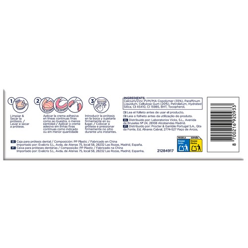 KUKIDENT Pro ultimate Crema adhesiva para prótesis dental, sin sabor + caja para prótesis 57 g.