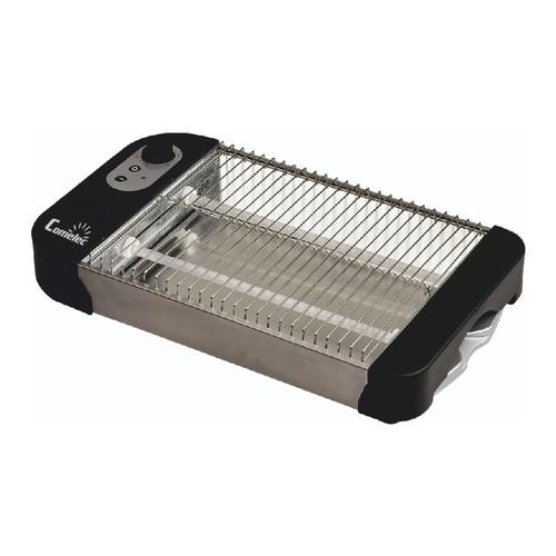 Tostador COMELEC TP 7012, diseño extraplano, interruptor luminoso.