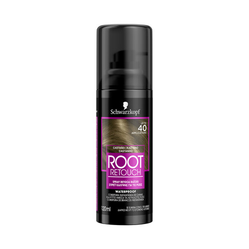 SCHWARZKOPF Root Retouch Tinte en spray retocador de raiz, para cabellos con tonos castaños Root retoucher.