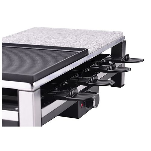 Grill raclette QILIVE Q.5642, 2000W, 8 personas, termostato.