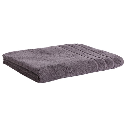 Toalla de baño color gris, 400g/m², ACTUEL.