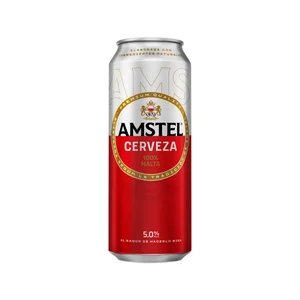 AMSTEL 100 % MALTA Cerveza lata de 50 cl.