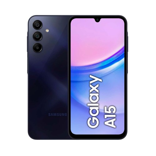 SAMSUNG Galaxy A15 negro, 128GB + 4GB Ram, móvil 16,5cm (6,5"). SM-A155FZKDEUB
