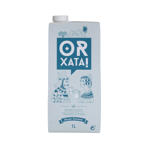 Horchata receta artesanal con denominación de origen Chufa de Valencia OR,XATA 1 l.