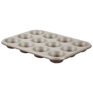 Imagen de Bandeja molde de acero para 12 magdalenas, 35x27x3 cmACTUEL.