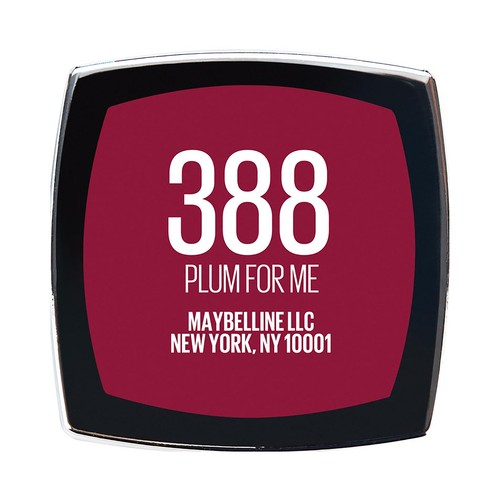 MAYBELLINE Sensational made for all Tono 388  Plum for me Barra de labios con textura super cremosa y acabado nutritivo.