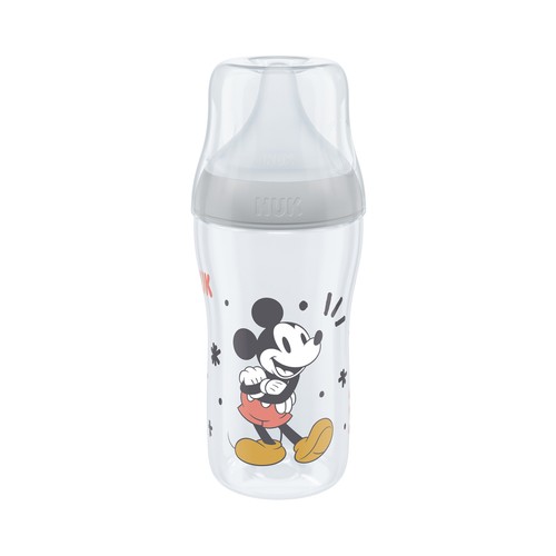 NUK Perfect match Biberón de 260 ml silicona flujo M, a partir de 3 meses.