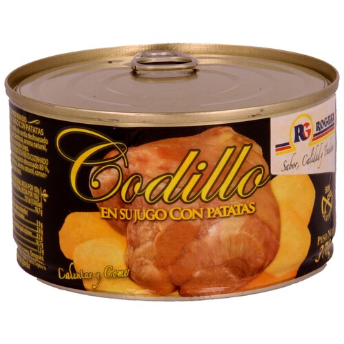 ROGUSA Codillo con patatas ROGUSA lata de 370 g.