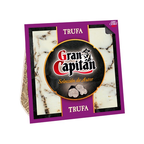 GRAN CAPITÁN Queso mezcla curado con trufa 200 g.