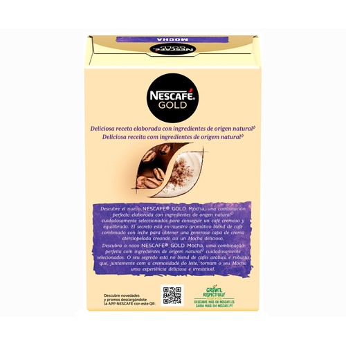 NESCAFÉ GOLD Café soluble capuccino mocha 8 uds.x 18 g.