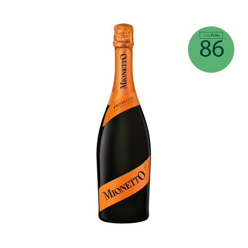 Prosecco brut con DOC Treviso MIONETTO botella de 75 cl.