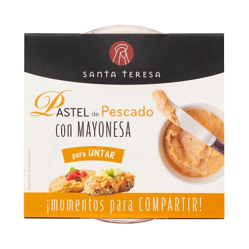SANTA TERESA Pastel de pescado con mayonesa, listo para untar, SANTA TERESA 175 g.