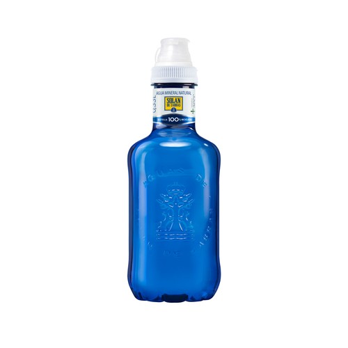 SOLAN DE CABRAS Agua mineral, tapón sport botella de 33 cl.