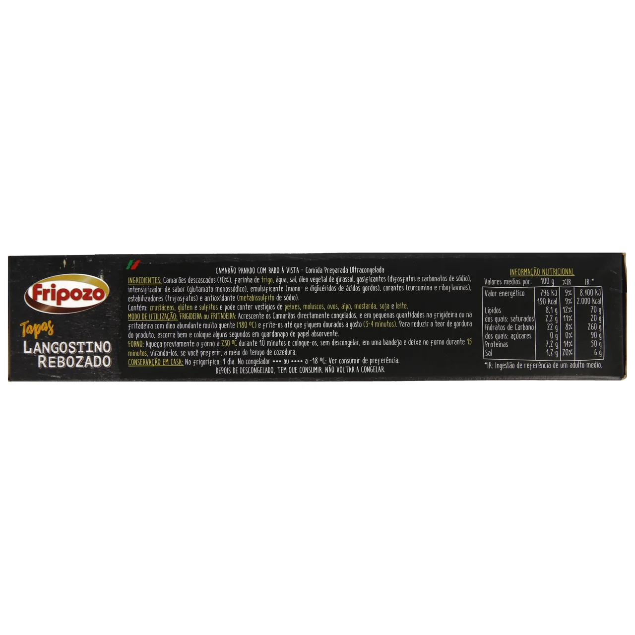 Colas de langostino rebozadas y ultracongeladas de El pozo 200 g.