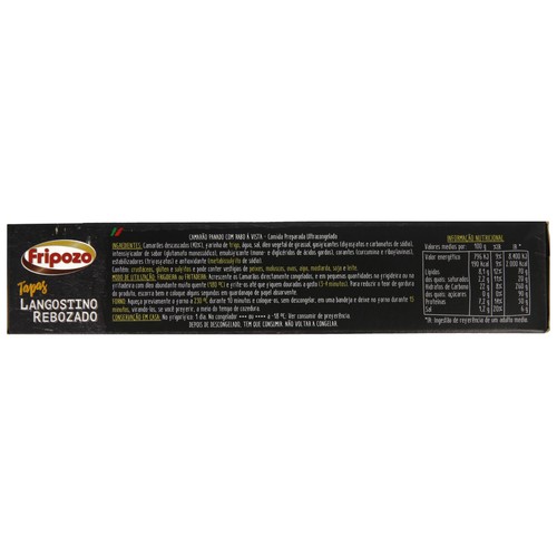 FRIPOZO Colas de langostino rebozadas y ultracongeladas de El pozo 200 g.