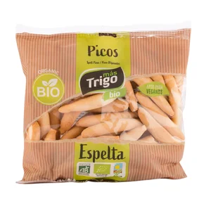 MÁS TRIGO Picos camperos de espelta bio MÁS TRIGO 150 g.