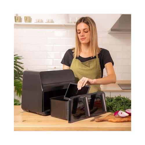 Freidora de aire 9L, 2200W, CECOTEC Cecofry Advance 9000 Window. 