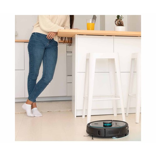 Robot aspirador y friegasuelos CECOTEC Conga 5290 Ultra T, Wi-Fi, APP control, 2700Pa, 12 modos, programable, asistente virtual.