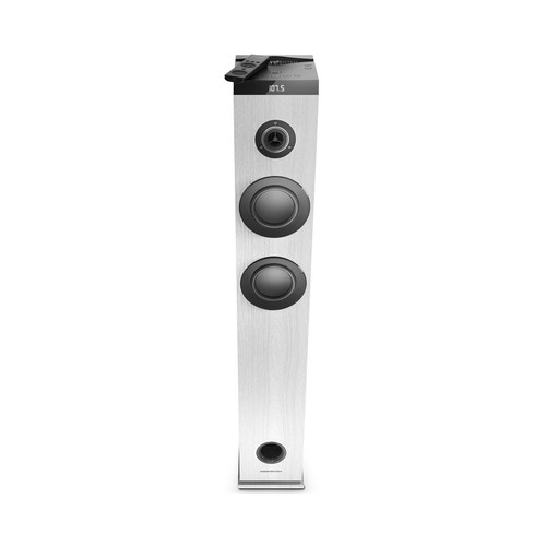 Torre de audio ENERGY SISTEM Tower 5 G2 Ivory 2.1, 65W RMS, Bluetooth, USB, lector de tarjetas, AUX, radio FM.
