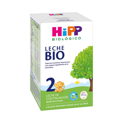 HIPP Biológico Leche (2) de continuación ecológica, a partir de 6 meses 600 g.