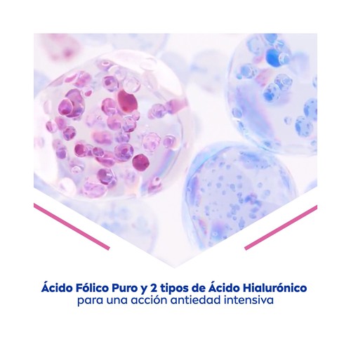 NIVEA Hyaluron cellular expert filler Crema de noche antiedad intensiva con ácido Fólico puro y 2 tipos de ácido Hialurónico 50 ml.