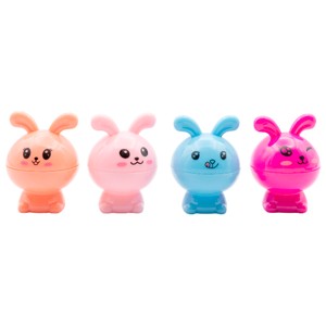 LILYPOP Bálsamo de labios con forma de conejito.
