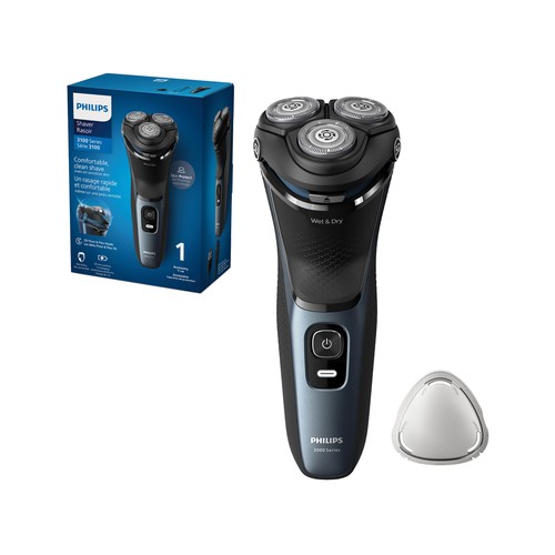 Afeitadora eléctrica PHILIPS S3144/00, cuchillas PowerCut, cabezales 5D..