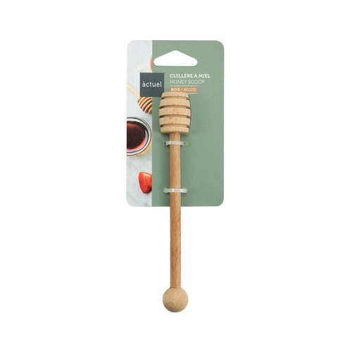 Cuchara de madera para miel, 16cm., ACTUEL.