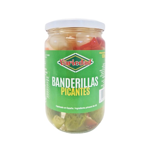 VARIEDAD Banderillas picantes 120 g.