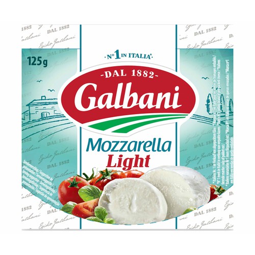 GALBANI Mozzarella light GALBANI 125 g.