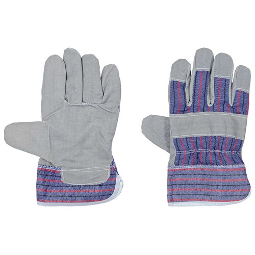 Guantes de trabajo de cuero Talla 9L, AUCHAN