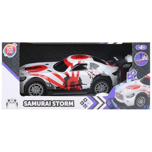 Coche radiocontrol Tormenta Samurai con luz y sonido +5 Años ONE, TWO FUN