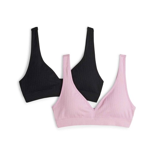 Lote de 2 sujetadores sin aros IN EXTENSO, talla XS.
