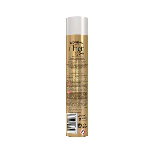 L´ORÉAL PARIS Elnett Laca de pelo con fijación fuerte y acabado satinado 200 ml.