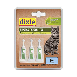 DIXIE Pipetas repelentes de insectos para gatos DIXIE 1 ud.