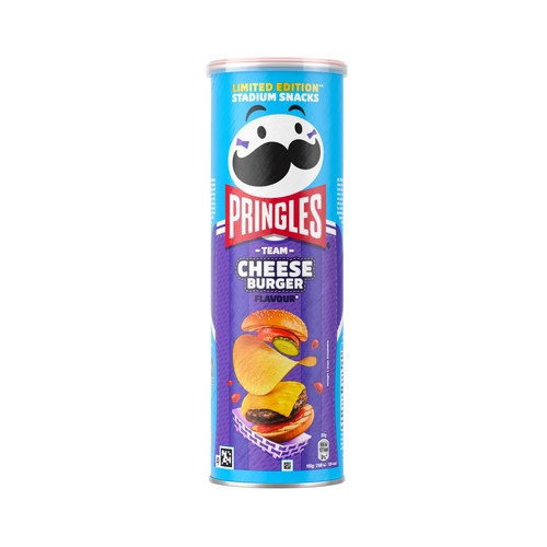 PRINGLES Patatas con sabor cheese burger 165g