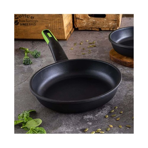 Sartén Wok 28cm, aluminio fundido, antiadherente tricapa, apta inducción, MONIX Experta.