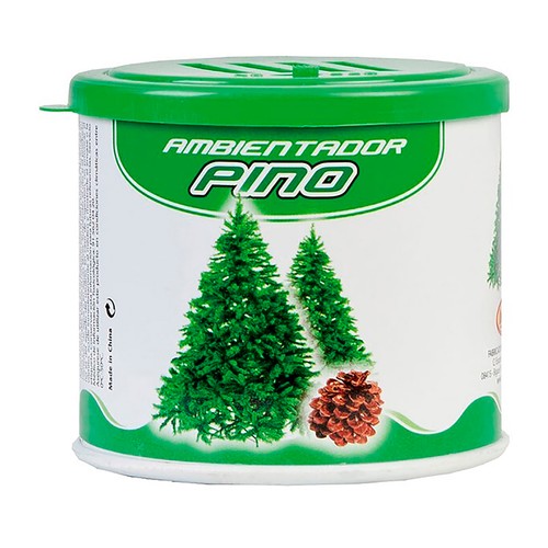 Ambientador gel en lata, fragancia de pino, 90 gr, ROLMOVIL.