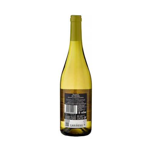 PUENTE DE PIEDRA Vino blanco fermentado en barrica con D.O.P. Cariñena botella 75 cl