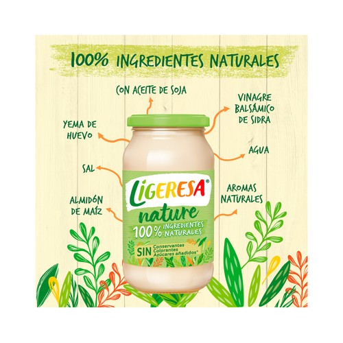 LIGERESA NATURE  Salsa mayonesa 430 ml.