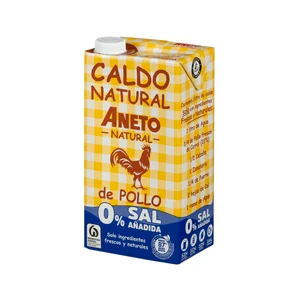 ANETO Caldo natural de pollo 0% sal 1 l