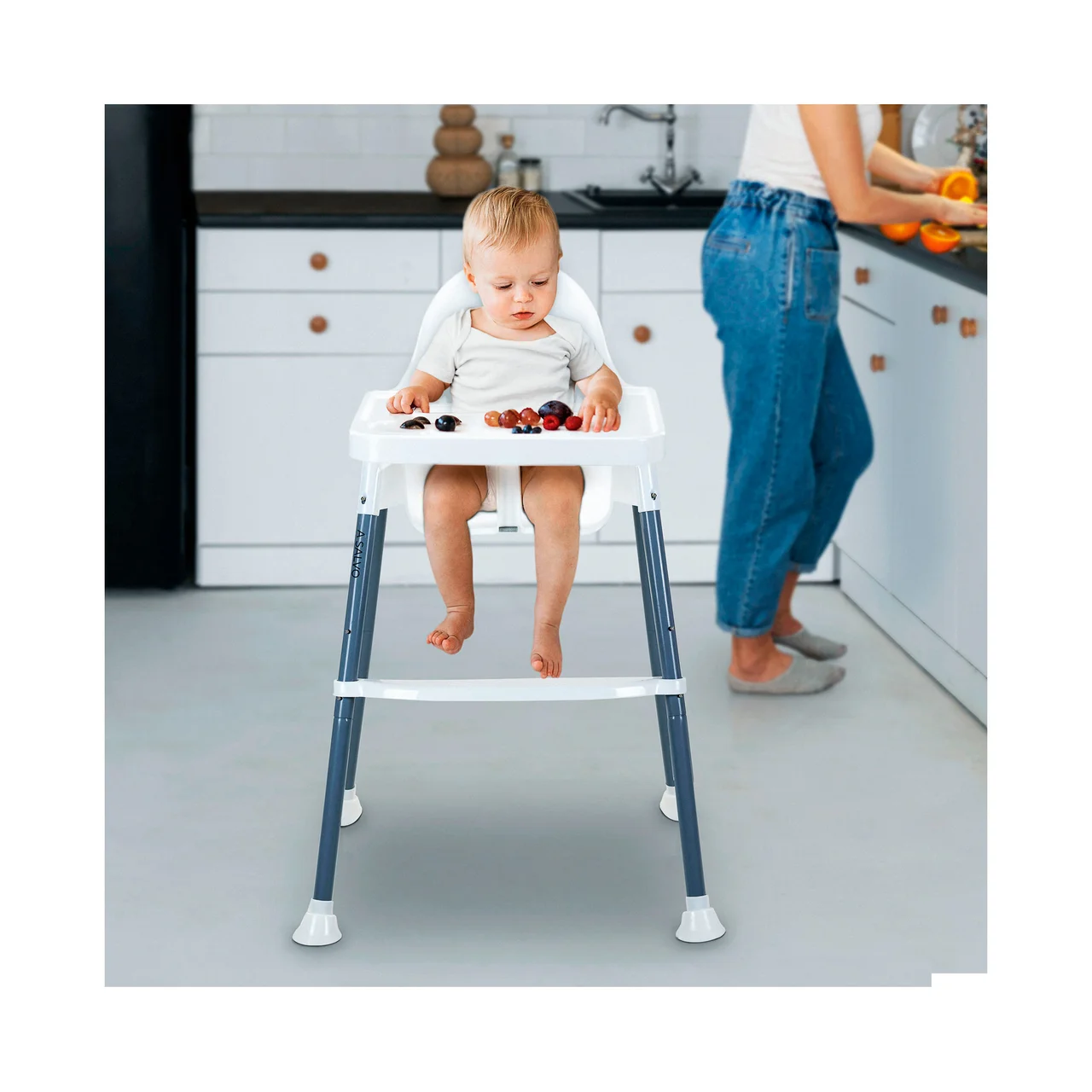Trona Basic Pro, color blanco