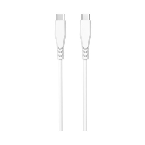 Cable USB A a USB C QILIVE 600183196 , longitud 2 metros, color blanco.