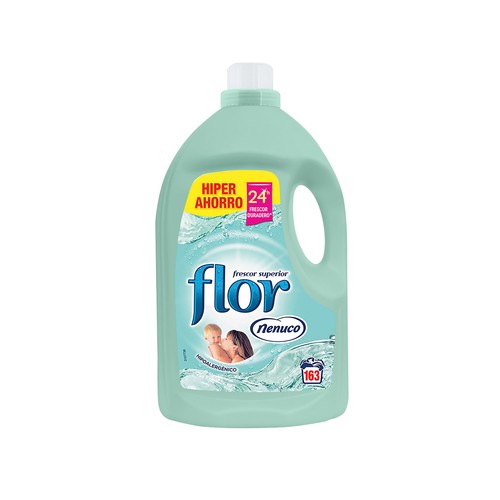 FLOR Suavizante concentrado con aroma a colonia nenuco 163 lav. 3,260 l.